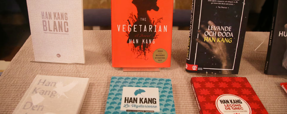 Libros de la ganadora del premio nobel de literatura 2024 Han Kang